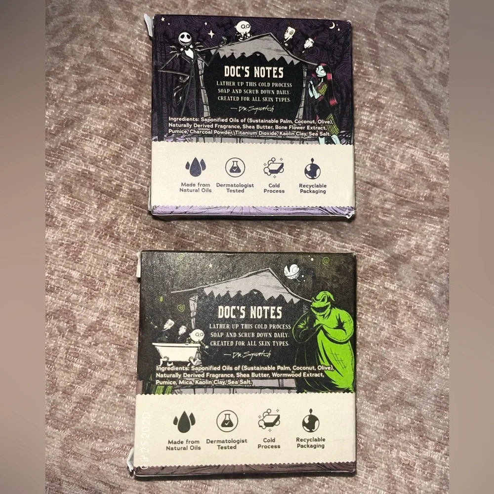 Dr. Squatch Skellington's Suds and Oogie Boogie's Brew Soap Set